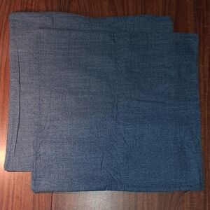 Dark Blue Fabric Pillow Covers
